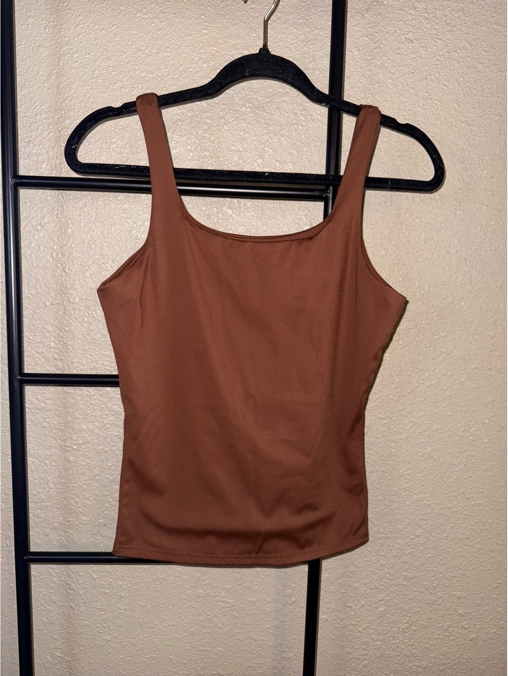 Lizette Collection Women's Brown Sleeveless Tank Top Size L